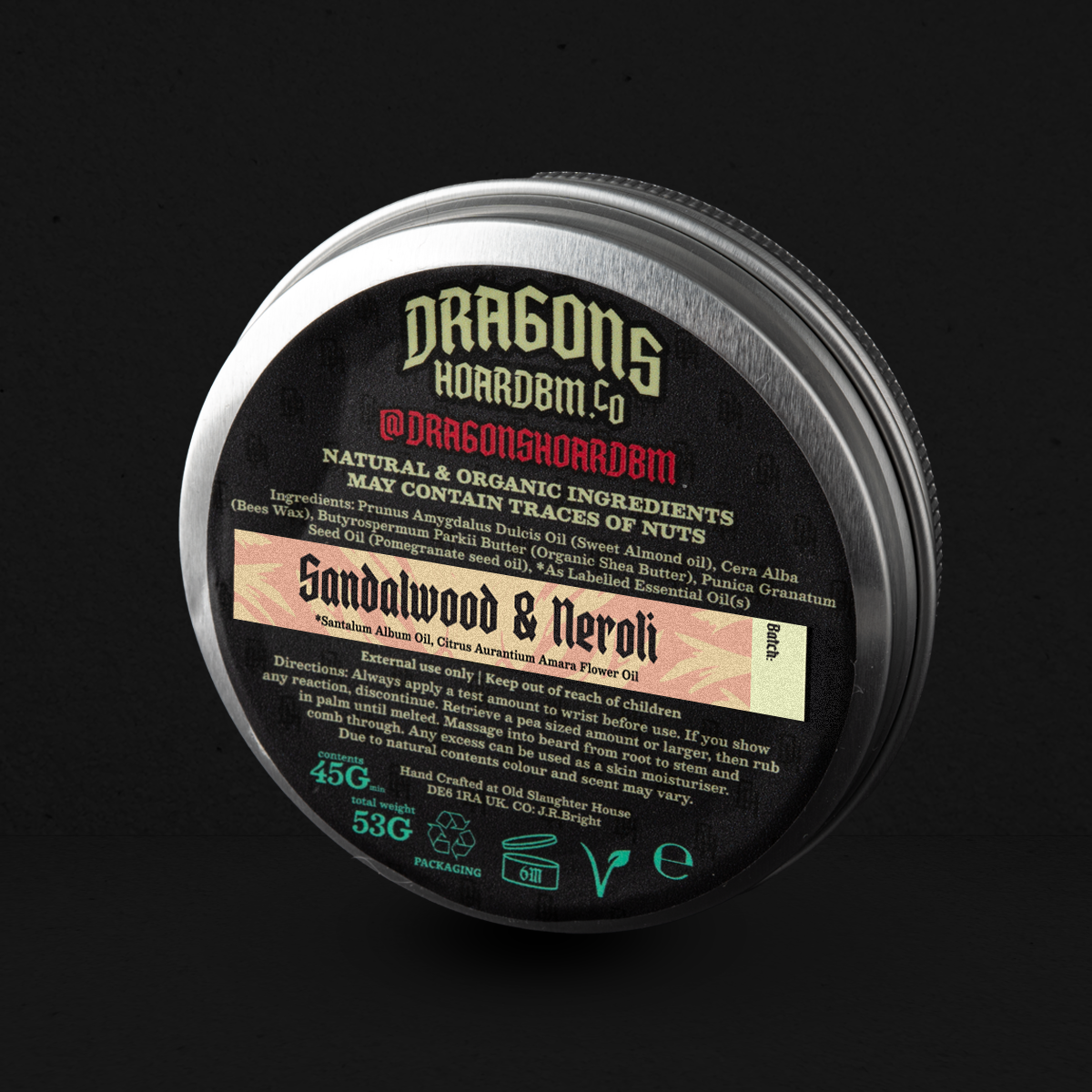 Sandalwood and Neroli Beard Balm