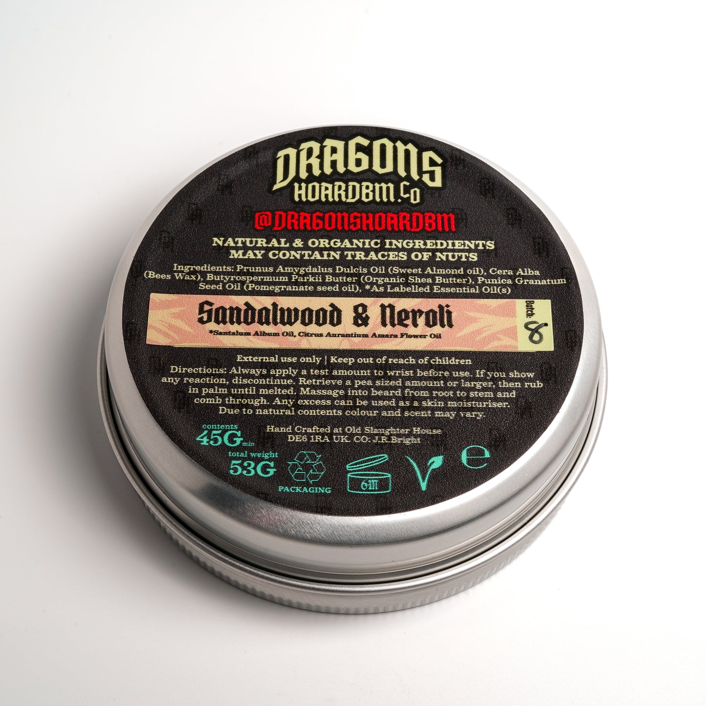 Sandalwood and Neroli Beard Balm