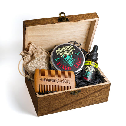 Dragon`s Hoard Hand Finished Beard Care Gift Box