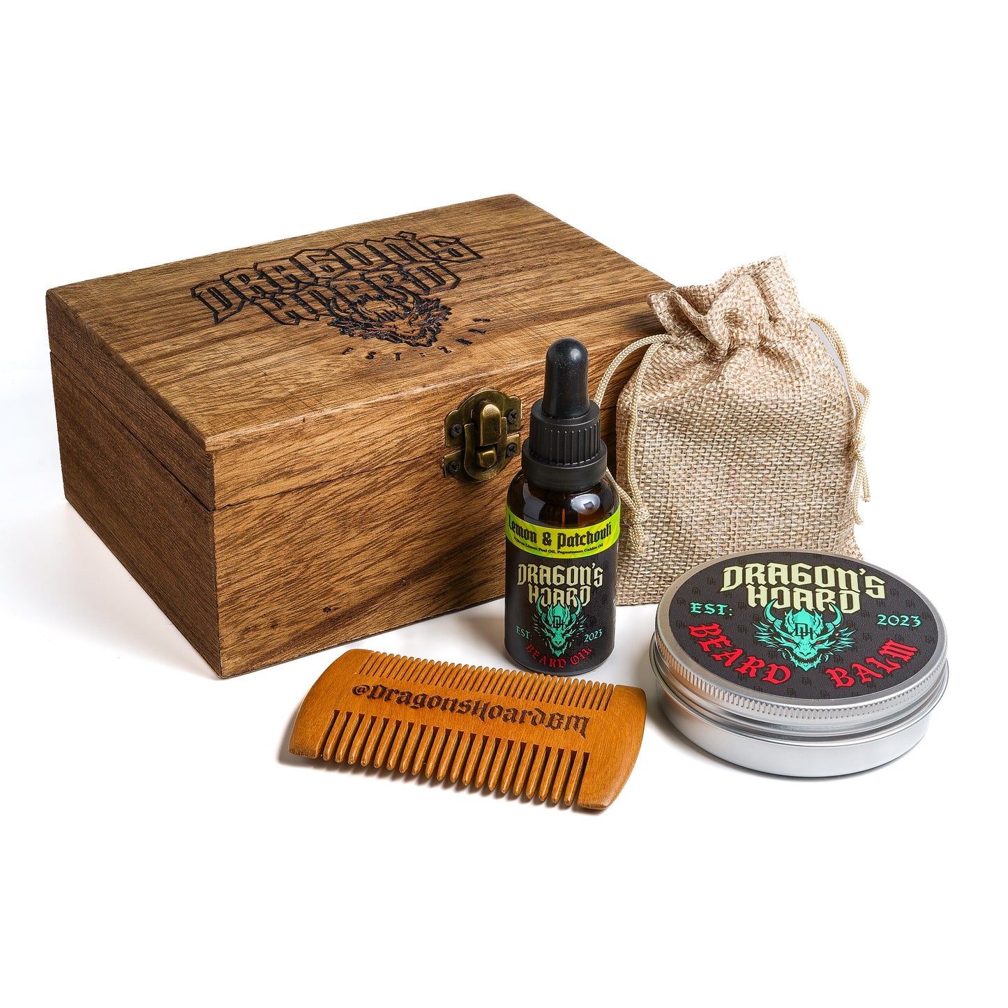 Dragon`s Hoard Hand Finished Beard Care Gift Box